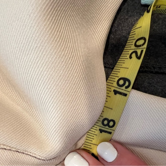 VINTAGE JEAN MUIR Cream Ivory 3/4 Sleeve Princess Coat Womens Size Small - Picture 7 of 7